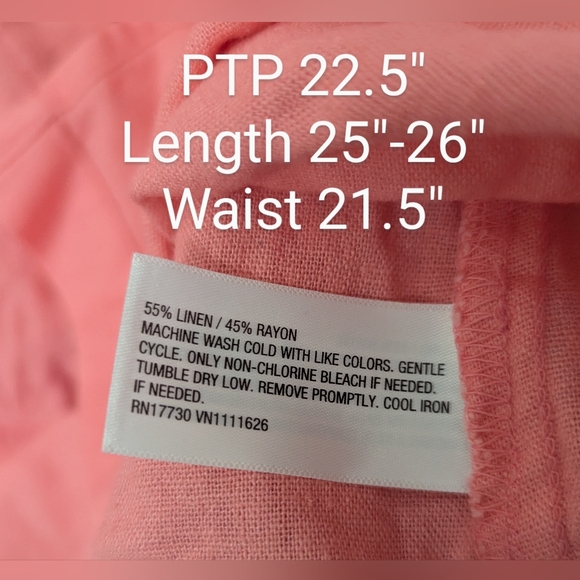 Isabel Linen Maternity Top - Picture 3 of 6